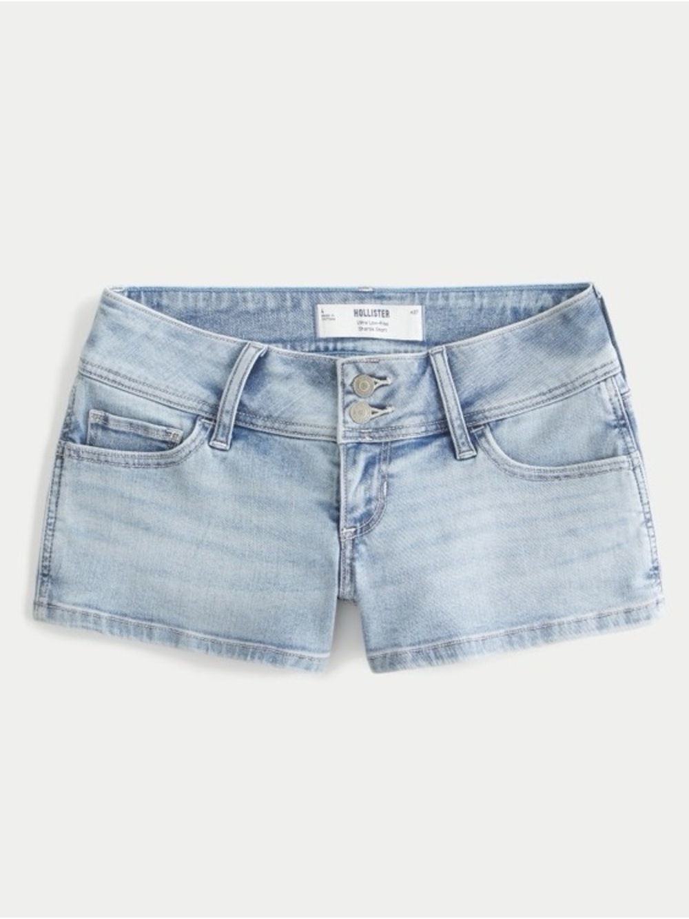 moving sale 💕 - nwot hollister ultra low rise denim shorts size 2